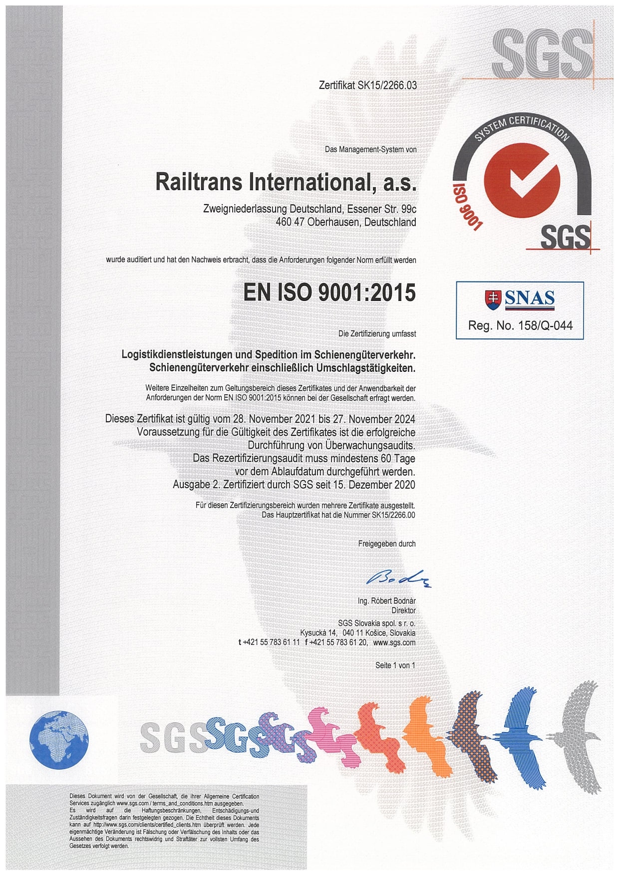 ISO 14001, OHSAS 18001