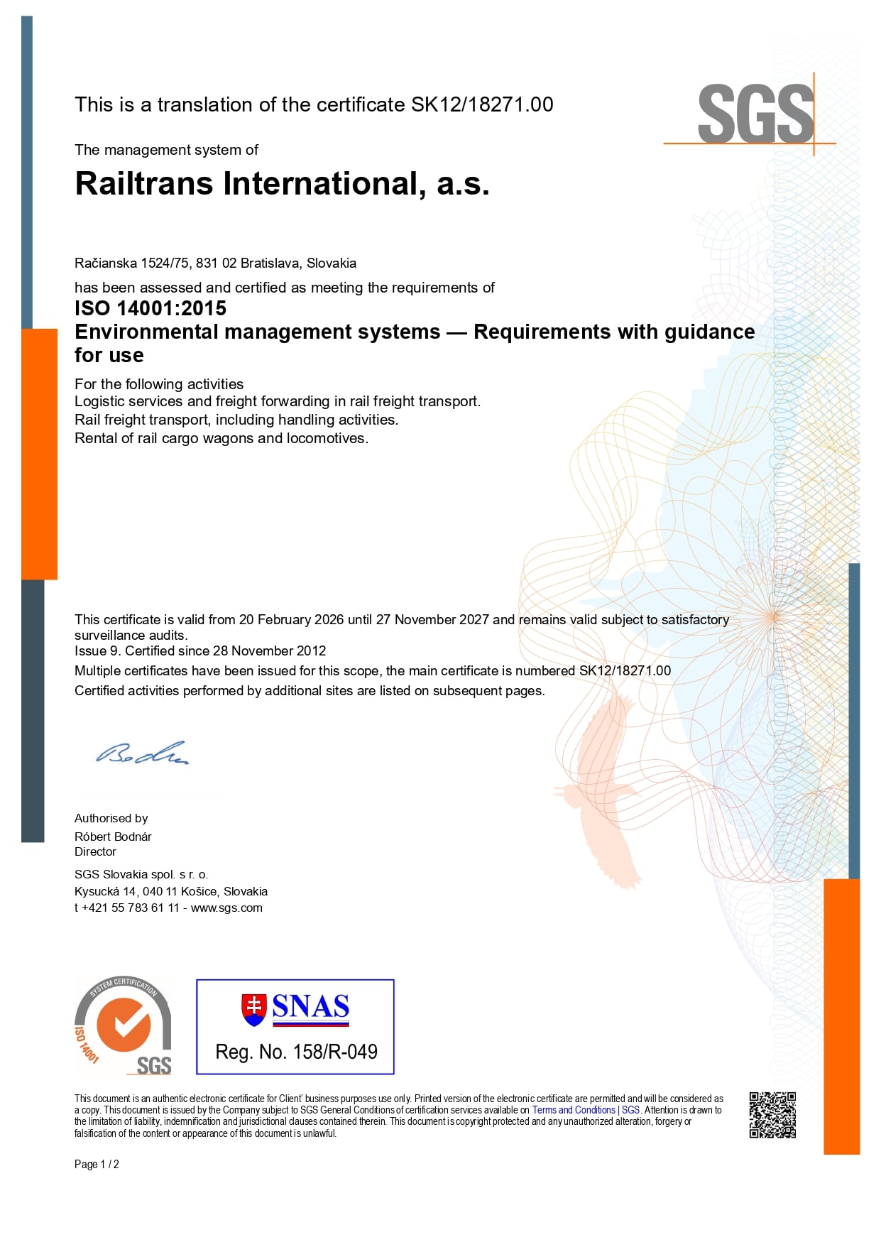 ISO 14001:2015