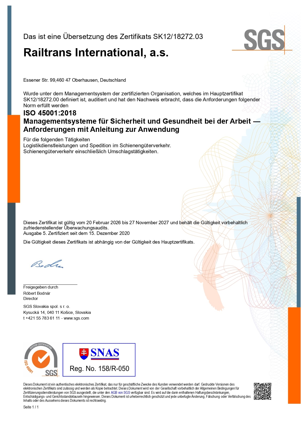 ISO 45001:2018